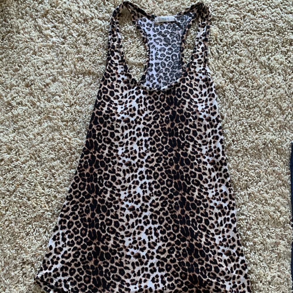 🐆Leopard Racerback Tank